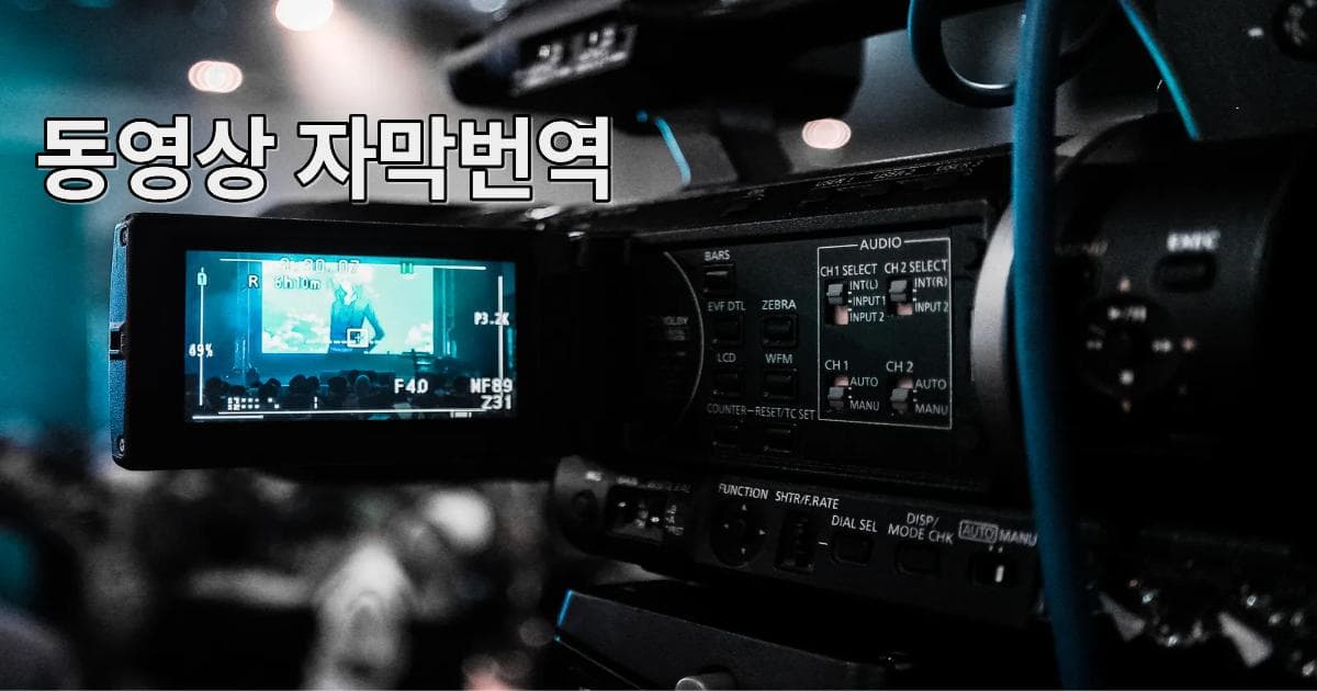 2025년 동영상 자막 번역 이것 모르면 손해! (Feat. 초보자 사용법)